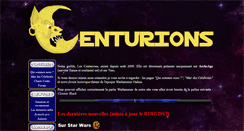 Desktop Screenshot of lescenturions.net