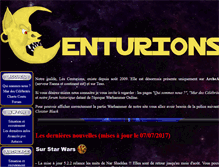 Tablet Screenshot of lescenturions.net